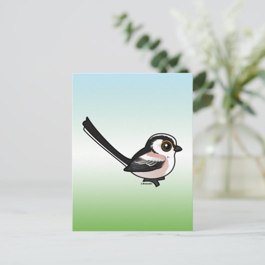 Carte Postale Tit à longue queue (Debout devant)