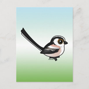 Carte Postale Tit à longue queue