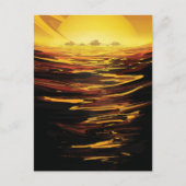 Carte Postale Titan plus grande lune de la planète Saturne (Devant)