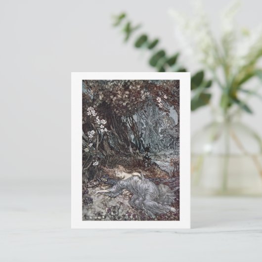 Carte Postale Titania s'endort (Debout devant)