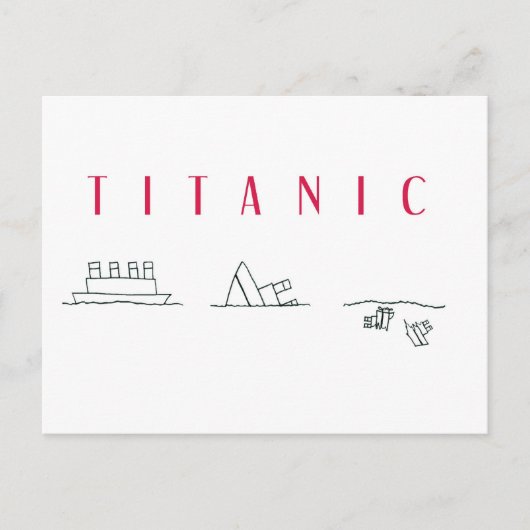 Carte Postale Titanic (Devant)