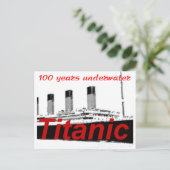 Carte Postale Titanic : 100 ans sous l'eau (Debout devant)