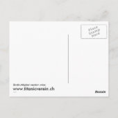 Carte Postale Titanic-Verein Schweiz Postkarte 01 (Dos)
