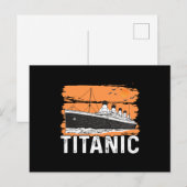 Carte Postale Titanic - voile cool (Devant / Derrière)