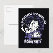 Carte Postale Titans Ados, allez ! | Starfire & Mr Sassy Pants (Devant / Derrière)