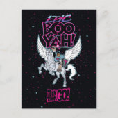 Carte Postale Titans Ados, allez ! | Warrior Cyborg équitation P (Devant)