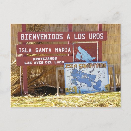 Carte Postale titicaca los uros (Devant)