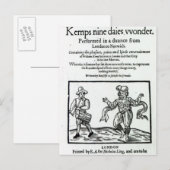 Carte Postale Titlepage à William Kemp (Devant / Derrière)