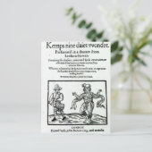 Carte Postale Titlepage à William Kemp (Debout devant)
