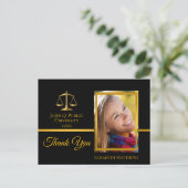 Carte Postale Titre de la Faculté de droit Nom Merci photo (Debout devant)