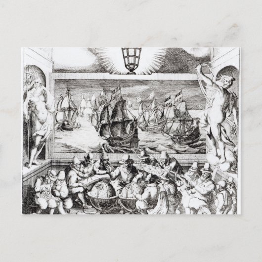 Carte Postale Titre de navigation, 1600 (Devant)