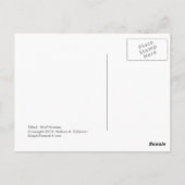 Carte Postale Titre : Femme Loup - peinture d'art populaire mode (Dos)