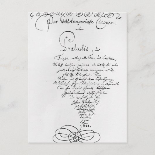 Carte Postale Titre manuscrit de The Well Temhed (Devant)