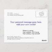 Carte Postale Titre : Rester chaleureux - cabine d'amour - Vos m (Dos)