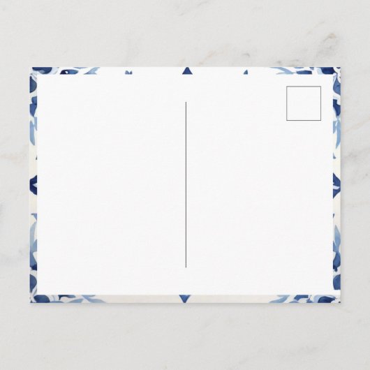 Carte Postale Titres bleus et citrons vue depuis Amalfi Italie (Dos)