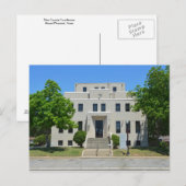 Carte Postale Titus County Courthouse, Mount Pleasant, Texas (Devant / Derrière)