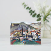 Carte Postale Tivadar Kosztka Csontvary art : Printemps à Mostar (Debout devant)