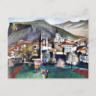Carte Postale Tivadar Kosztka Csontvary art : Printemps à Mostar
