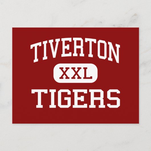 Carte Postale Tiverton - Tigres - Élevé - Tiverton Rhode Island (Devant)