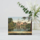 Carte Postale Tivoli Park, Copenhague, Danemark (Debout devant)