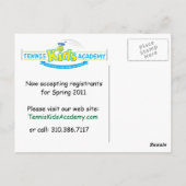 Carte Postale TKA_ Merci de nous laisser vous servir_reg. rappel (Dos)