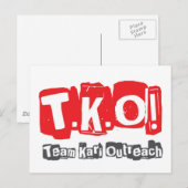 Carte Postale TKO - Style ancien Punk (Devant / Derrière)