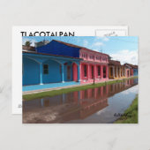 CARTE POSTALE TLACOTALPAN, VERACRUZ (Devant / Derrière)