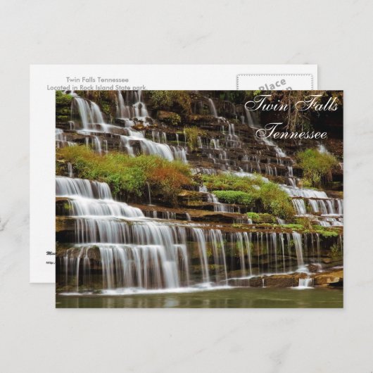 Carte postale TN Twin Falls (Devant / Derrière)