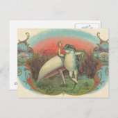 Carte Postale Toad et champignons (Devant / Derrière)