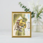Carte Postale Toad Mole et Ratty sur la route (Debout devant)