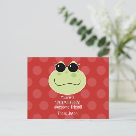 Carte Postale Toad Valentine's Day (Debout devant)