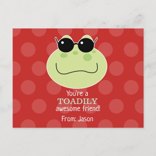 Carte Postale Toad Valentine's Day (Devant)