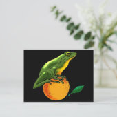 Carte Postale Toad vert et orange (Debout devant)