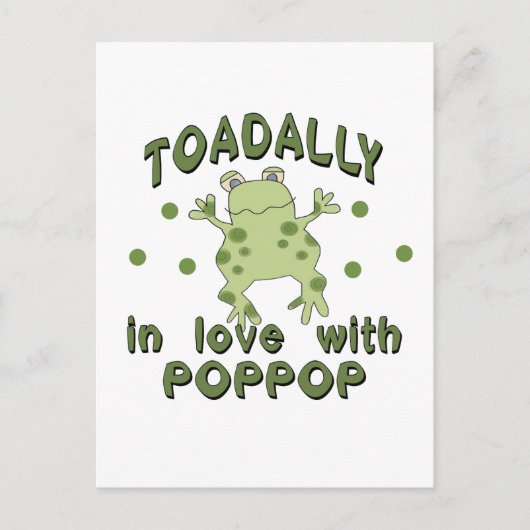 Carte Postale TOADALLY Love PopPop Frog (Devant)