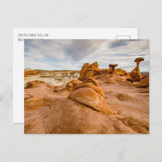 Carte Postale Toadstool Hoodoos Utah (Devant / Derrière)