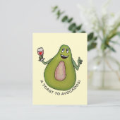 Carte Postale Toast Avocado (Debout devant)