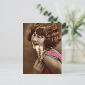 Carte Postale Toast Champagne (Debout devant)