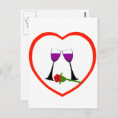 Carte Postale Toast to Love (Devant / Derrière)