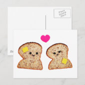 Carte Postale Toasty Love (Devant / Derrière)