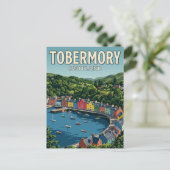 Carte Postale Tobermory Écosse (Debout devant)