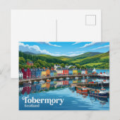 Carte Postale Tobermory Écosse (Devant / Derrière)