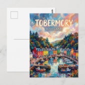 Carte Postale Tobermory Écosse (Devant / Derrière)