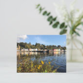 Carte Postale Tobermory, île de Mull, Écosse avec des fleurs (Debout devant)
