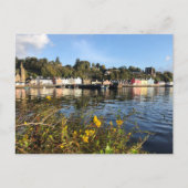 Carte Postale Tobermory, île de Mull, Écosse avec des fleurs (Devant)