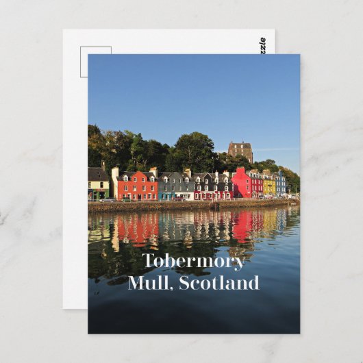 Carte Postale Tobermory, Mull, Écosse (Devant / Derrière)
