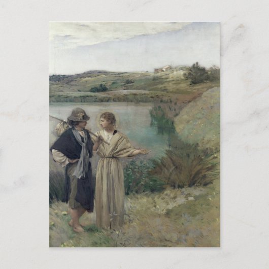 Carte Postale Tobias et l'Archangel Raphael (Devant)