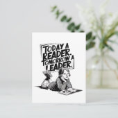 Carte Postale Today a Reader (Debout devant)