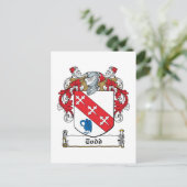 Carte Postale Todd Family Crest (Debout devant)