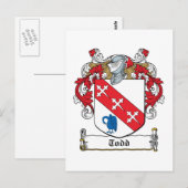 Carte Postale Todd Family Crest (Devant / Derrière)
