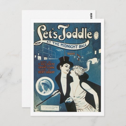 Carte Postale Toddle au bal de minuit (Devant / Derrière)